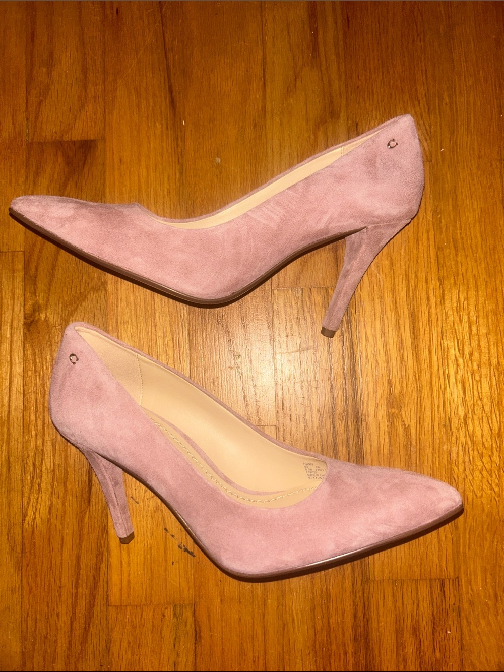 Coach Addie Women's Blush Suede Pumps